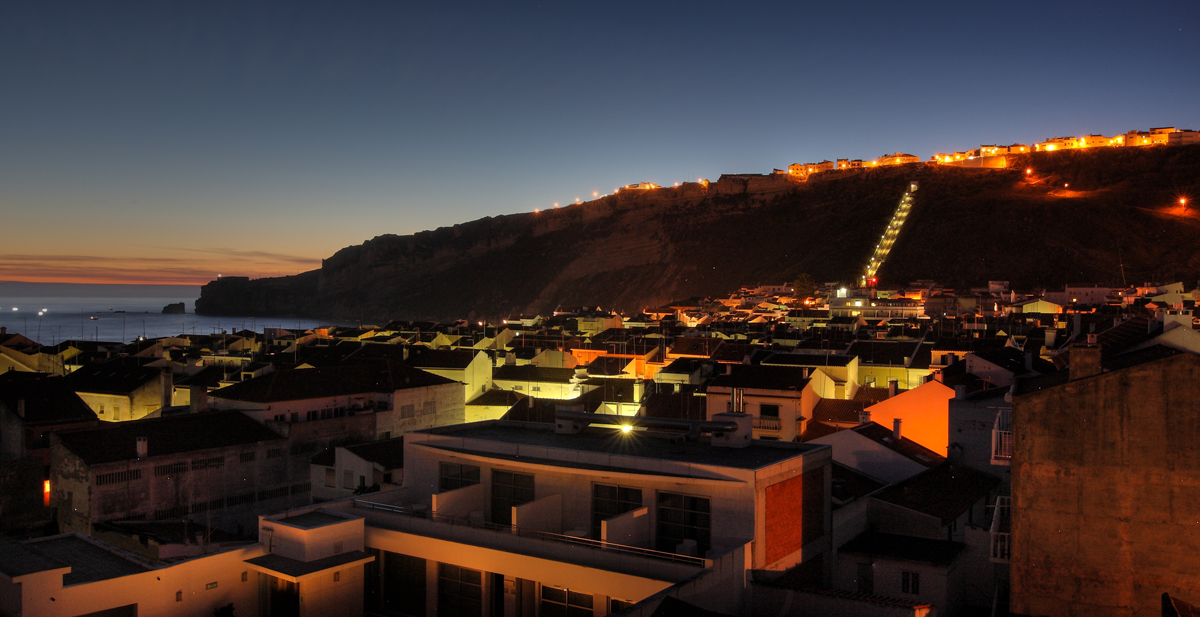 Night view of Nazare